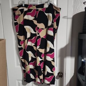 Nine West Women's Wide Leg Pants - Pink, Black, Cream